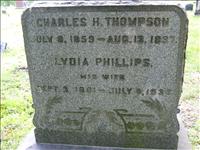 Thompson, Charles H. and Lydia (Phillips)